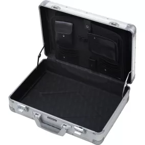   Laptop táska, alumínium, széxméxma 455x135x335 mm, rendszerező betéttel, ezüst