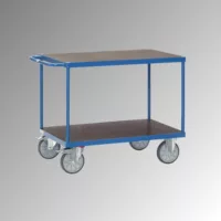 Asztalkocsi 2 vízálló rakodófelülettel hxsz 1000x600 mm