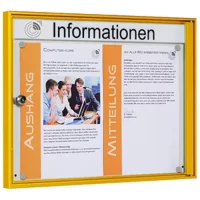 2 x din a4, sárga keret, fehér hátlap