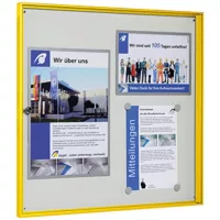 6 db din a4, sárga keret, fehér hátlap