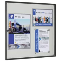 6 x din a4, antracit keret, fehér hátlap