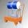 Mobil kármentő 1 db 60 literes hordóhoz, 3 mm-es acéllemez, vízszintes tárolás, széxméxma 940x500x1075 mm, gyűjtőtérfogat. 61 liter, ral 2000