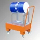 Mobil kármentő 1 db 60 literes hordóhoz, 3 mm-es acéllemez, vízszintes tárolás, széxméxma 940x500x1075 mm, gyűjtőtérfogat. 61 liter, ral 2000