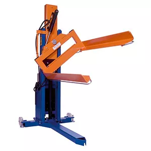2x40 fokos dőlésszögű fordítóemelő, teherbírás 750 kg, emelési tartomány 70-970 mm, hxsz 1245x850 mm, emelési idő 13 másodperc, üzemi feszültség 400 v