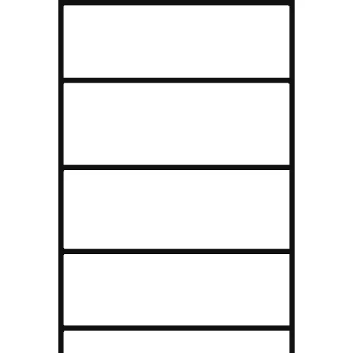 Kiskiszerelésű termék állvány 2x5 rácsos polccal és 1 horganyzott csepptálcával, űrtartalom 210 l, széxméxma 2085x635x2100 mm