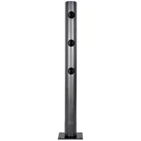  Biztonsági korlátok, speciális műanyag, végoszlop, magasság 1200 mm, átmérő. 110 mm, fekete
