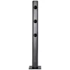 Biztonsági korlátok, speciális műanyag, végoszlop, magasság 1200 mm, átmérő. 110 mm, fekete