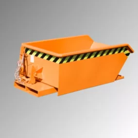   Önbillentő konténer, hxszxm 1385x680x450 mm, térfogat 0,23 köbméter, teherbírás 750 kg, ral 2000 sárga-narancs