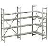 Rozsdamentes acél csavarmentes polcrendszer, kiegészítő rész, 4 polc, széxméxma 600x400x1800 mm, polcterhelés 150 kg