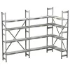 Rozsdamentes acél csavarmentes polcrendszer, kiegészítő rész, 4 polc, széxméxma 600x400x1800 mm, polcterhelés 150 kg