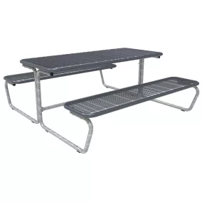   Ülőgarnitúra, amely a következőket tartalmazza: 2 pad, dróthálós ülőgarnitúra, 1 asztal, dróthálós asztallap, szélesség x mélység x magasság 1800x1910x733 mm, magasság 703