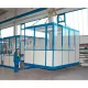 Beltéri telepítésű helyiségegység, padló nélkül, széxméxma 1045x1045x2620 mm, alapterület 1,09 m2