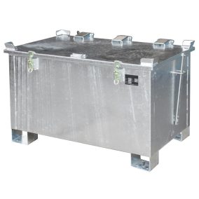   Lítium-ion akkumulátor tartály sz x m x ma 800x1200x750 mm, szélesség x mélység x magasság 800x1200x750 mm, 220 liter, horganyzott