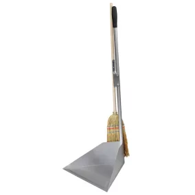   Függőleges szemeteslapát seprűvel, lapáttal, szélesség x mélység x magasság 300x250x120 mm, teljes magasság 1000 mm, 5 db-os csomag