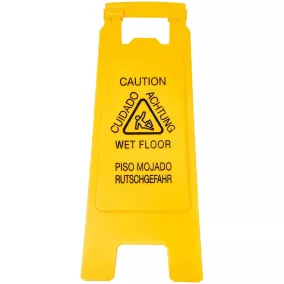   Figyelmeztető tábla, kétoldalas - vigyázat: csúszásveszély - szé x mé x ma 275x40x625 mm, kétoldalas - csúszásveszély - szé x mé x ma 275x40x625 mm, sárga, 2 db-os csomag