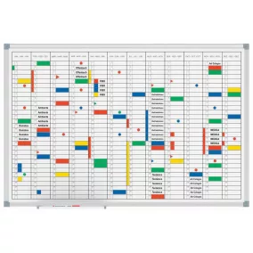   Éves tervezőtábla, 600 x 900 mm-es állandó éves áttekintés