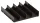 Betételemek esd, sz x m x ma 150x150x26 mm, 50-300 mm rekeszmagassághoz, 4 vályú át 33 mm, 1 készlet/6 darab