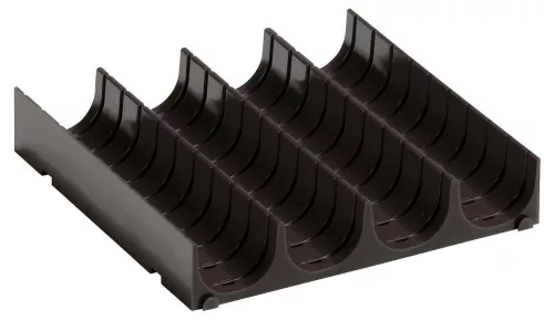 Betételemek esd, sz x m x ma 150x150x26 mm, 50-300 mm rekeszmagassághoz, 4 vályú át 33 mm, 1 készlet/6 darab