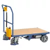 Többszintes kocsi, 3 dróthálós fal, 4 rakodófelület hxsz 1000x600 mm, külső méretek hxszxm 1169x609x1800 mm, teherbírás 600 kg, ral 5007 ragyogó kék