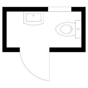   Szaniter konténer, szé x mé x ma 2100x1140x2490 mm, wc, mosdó, padlóterhelés 500 kg/m², ral 9002 szürkésfehér