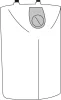 Szaniter konténer, szé x mé x ma 3050x2170x2490 mm, 2 helyiséggel, 2 wc-vel, 2 mosdóval, 1 piszoárral, padlóterhelés 500 kg/m², ral 9002 szürkésfehér