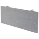 Térdvédő panel 1200 mm-es asztalhoz, széxméxma 1195x25/50 mm, szürke