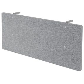   Térdvédő panel 1600 mm-es asztalhoz, széxméxma 1595x25/50 mm, szürke