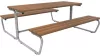 Ülőgarnitúra, amely a következőket tartalmazza: 2 pad, bambusz ülőke, 1 asztal, savanna bambusz asztallap, széxméxma 1770x1870x731 mm