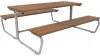 Ülőgarnitúra, amely a következőket tartalmazza: 2 pad, bambusz ülőke, 1 asztal, savanna bambusz asztallap, széxméxma 1770x1870x731 mm