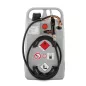  Dízel kocsi, térfogata 60 l, elektromos szivattyú 18 v, 25 l/perc, cas akkumulátor 18 v, 2 ah és töltő asc55, széxméxma 520x370x900 mm