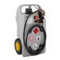   Dízel kocsi, térfogata 60 l, elektromos szivattyú 18 v, 25 l/perc, cas akkumulátor 18 v, 2 ah és töltő asc55, széxméxma 520x370x900 mm