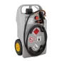   Dízel kocsi, térfogata 60 l, elektromos szivattyú 18 v, 25 l/perc, cas akkumulátor 18 v, 2 ah és töltő asc55, széxméxma 520x370x900 mm
