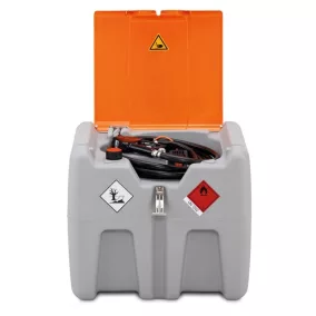   Mobil dízel töltőállomás, űrtartalom 210 l, csuklós fedél, elektromos szivattyú 18 v, 30 l/perc, akkumulátor és töltő nélkül asc55, széxméxma 785x595x685 mm