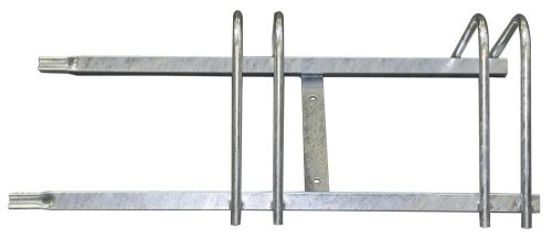 Kerékpártámasz kiegészítő modul, 2 férőhelyes, acélcső 30x30mm, tűzihorganyzott