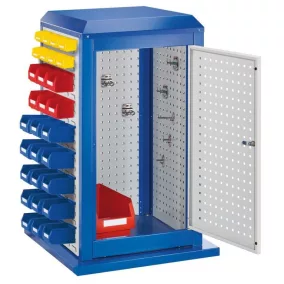   Nagy szerszámtorony, széxméxma 700x700x2015 mm, álló, 5 paneles, ral 5010/7035