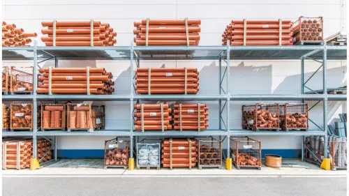 Tűzihorganyzott raklapállvány, komplett szett, 3 tárolószint, max. raklapsúly 1000 kg, öbölterhelés 4000 kg, széxméxma 5965x1100x6000 mm