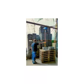   Elektromos láncos emelő egykezes működtetéssel, teherbírás 250 kg, főemelés 8 m/perc, finomemelés 2 m/perc, emelési magasság 3000 mm, szeges felfüggesztés