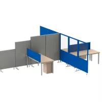 Akusztikai fal ablakkal