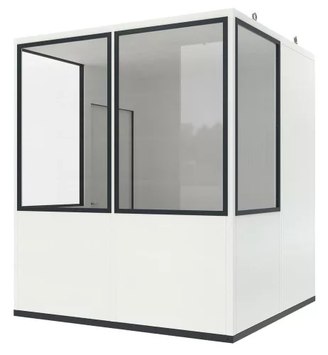 Többcélú szoba, elektromos csomagindító, beltéri használatra, alapterület 5,2 m2, 8 elem, széxméxma 2280x2280x2680 mm