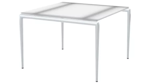 Kínálóasztal, széxméxma 1300x750x380 mm, 4 lábú váz, átlátszó üveglap