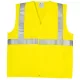 ECO hi-viz sÁrga mellény, hevederrel, XL osztály 2