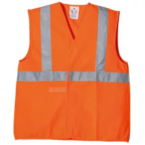 ECO hi-viz narancs mellény, vállpánttal, XL, 2. osztály