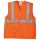 ECO hi-viz narancs mellény, vállpánttal, XL, 2. osztály