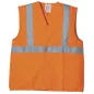 ECO hi-viz narancs mellény, vállpánttal, XL, 2. osztály
