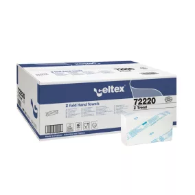   Celtex Z Trend hajtogatott kéztörlő cellulóz, 2 réteg, 20,5x24cm, 25x150 lap (3750 lap)