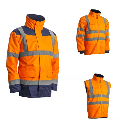 KANATA 4/1 HI-VIZ NARANCS/KÉK PE KABÁT_S