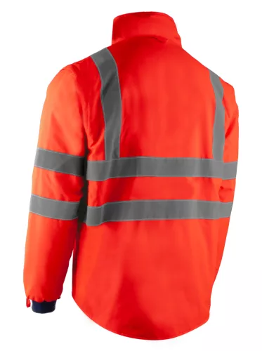 KANATA 4/1 HI-VIZ PIROS/KÉK PE KABÁT_M