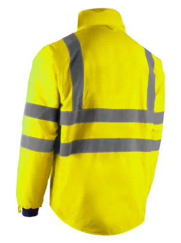 KANATA 4/1 HI-VIZ SÁRGA/KÉK PE KABÁT_XS