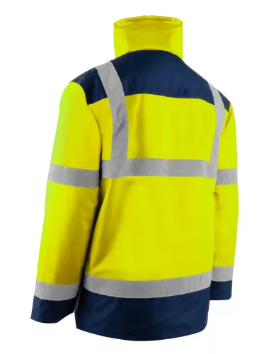 KANATA 4/1 HI-VIZ SÁRGA/KÉK PE KABÁT_2XL
