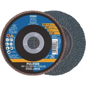   Féktárcsa POLIFAN D.125mm K.60 fl.STA kerámiaszemcsés CO-COOL